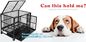 Hot Sale Dog Cage with Wheel 78X41.5X47 CM(Best Quality, Direct Factory, Low Price, Fast Delivery), Custom heavy duty Al supplier