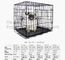 customized portable stainless steel aluminum metal folding big dog cage, dog kennels cages large outdoor durable dog hou supplier