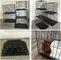 wholesale heavy duty stainless steel dog cage , large double foldable dog kennel, Vet Cage Bank Pet Cages Round Cornered supplier
