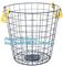 Wholesale china trade decorative laundry metal wire material storage basket, Storage Metal Wire Fruit Basket hanging wir supplier