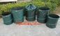 200L Foldable leaf bag garden waste bag reciclyng garden leaf bags with wheels,Reusable Pop-up Garden Bag Leaf Container supplier