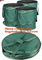 200L Foldable leaf bag garden waste bag reciclyng garden leaf bags with wheels,Reusable Pop-up Garden Bag Leaf Container supplier