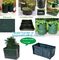 Black green square non woven potato plant garden grow bags with handle,5 Gallon Planting Grow Bags Made Of Growth Friend supplier