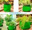 4 Pockets Permeable Non-woven fabric 26x65cmx1mm Vertical Wall Planting Bag for flower vegetable lettuce ferns, bagease supplier