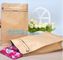 OEM Factory food grade white kraft paper bread bag for restaurant oil proof popcorn Packaging bag,paper bags with flat h supplier