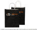 Custom hand luxury matte black kraft wine bottle paper shopping gift packaging carrier bag wholesale with handle wholesa supplier