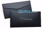 MAKE western style high quality gold foil gift envelope Matt black card paper envelope in A4 A5 B5 C5 C6 A3 size with cu supplier