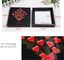 Custom Wholesale Luxury Foldable Paper Gift Flower Packaging Box with PVC window,Luxury Black Paper Gift Round Rose Flow supplier