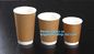 Custom LOGO printed disposable coffee paper cup,AMAZON hot selling heat insulation disposable double wall paper cup PACK supplier