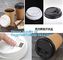 Custom logo printed disposable double wall hot bamboo coffee paper cup with lid,Biodegradable take away double wall coff supplier