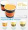 Biodegradable coffee paper cup with lid custom printed paper cup,3oz 5oz 6oz 8oz ice cream paper cup and paper lid pack supplier