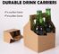 Wine bottle carrier, disposable paper holder,newspaper holder recycling,take away coffee cup carrier, handy, handle pac supplier