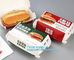 Custom design printed disposable kraft paper lunch food box,personalized disposable kraft paper lunch salad box,paper lu supplier