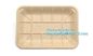 Biodegradable &amp; Compostable 8 inchSquare sugarcane trays,sugarcane pulp compostable serving tray,lunch tray bagasse suga supplier