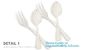 corn starch biodegradable disposable plastic cutlery,Disposable Biodegradable Corn Starch Soup Spoon Tea Spoon bagease supplier