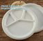 Eco-Friendly biodegradable compostable sugarcane bagasse 7inch food plate,disposable bagasse sugarcane plate 9inch pack supplier