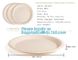 Eco Friendly Biodegradable Sugarcane Bagasse Plates Disposable,Sugarcane Bagasse Pulp Disposable Biodegradable Plate For supplier