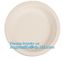 custom printed party plates disposable sugarcane bagasse plate Biodegradable Bamboo disposable paper plates bagease pack supplier