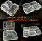 Food grade plastic disposable plastic take away bento box with 4 compartment,Containers Plastic Leakproof Food Container supplier