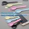 Eco friendly reusable dinner bamboo cutlery set for Travelling,Cartoon Handle Cutlery Set for Kids Tableware bagplastics supplier