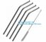 Eco-friendly reusable metal drinking straw stainless steel straw set with brush in blister card packing bagease bagplast supplier