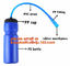 500ml BPA Free TPU Plastic Collapsible Foldable Soft Flask Sports Running Bicycle Water Bottle with Straw supplier
