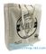 durable cotton canvas handled shopping bag,Recycled Rough rope handle cotton canvas tote bag with logo bagease package supplier
