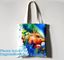 100% organic cotton handle shopping bag,06-12 OZ canvas fashion tote custom long handle print logo cotton bag bagease supplier