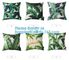 Tropical leaf latest design digital printing cushion cover wholesale decorative pillow covers,Latest design custom print supplier