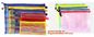 Wholesale Office School Supply A4/5/6 Mesh Zipper Document Bag Multicolor PVC A4 Archives Contract,Office School Supplie supplier