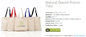 Customized logo blank Canvas tote shopping Bag,Canvas Shoulder Bag Weekend Shopping Big Bag With Leather Handle bagease supplier