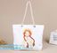 Promotional custom portrait printing lady shoulder bag,cotton canvas shopping tote bag with cotton rope handle bagease p supplier