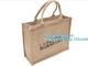 eco friendly Cheap Promotion jute Cloth Tote Bag Wholesale,plain tote bag jute with logo printing,plain eco jute bags supplier