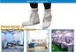 Waterproof green disposable PE shoe cover plastic overshoes,Hospital Using Disposable PP Non Woven Shoe Cover Medical Sh supplier