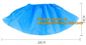 Disposable colorful antistatic PE CPE PP SMS Microporous shoe cover good quality low price waterproof shoe bagease pack supplier