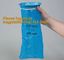 emesis vomit bag disposable,Used for hospita/ travel /airplane/ disposable blue plastic vomit bag with ring Medical Emes supplier