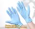 Powder-free non-sterile 100% natural rubber latex examination gloves /gloves latex medical consumables bagease bagplasti supplier