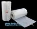 pack dry cleaning bags roll,wholesale clear plastic dry cleaning dust cover HDPE garment bags for packaging clothes stor supplier