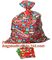 Merry Christmas Santa Claus Pattern Jumbo Bicycle / Bike Sack Gift Bag For Children 60 X 72 inch,Sacks For Extra Large P supplier