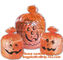disposable Halloween Pumpkin Leaf Trash Bags Set 4 Orange Yard Decor Party Jack-O-Lantern,halloween pumpkin bag/ Hallowe supplier