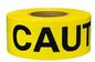 Caution Warning DANGER Tape Caution Tape Roll 3-Inch Non-Adhesive Sharp Red Color Warning Tape,Safety Caution PVC Materi supplier