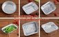 Two Compartments Disposable Aluminum Foil Containers for Takeaway Food Packaging and fast food,disposable aluminum foil supplier