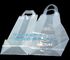 Rope shopping die cut handle tote bag plastic bag soft loop handle bag,Bottom Gusset Soft Loop Handle Food Plastic Bag w supplier