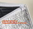 thermal insulation 600D polyester cooler tote bag,Aluminum foil cold thermal insulation shoulder cooler bag bagease pac supplier