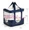 Freezable foldable insulation large lunch cooler bag,Hot sale cooler tote printed non woven food package insulation bags supplier
