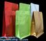 Foil Food Packaging Metallized Zipper Standing Up Pouch Bag, Foil Lined, High Barrier, Moisture Proof supplier