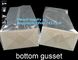 Stand up Side Gusset Clear Square Flat Bottom Bopp Cello Bag Childproof Zipper Lock Black Matte supplier