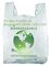 Organic Recycling and compostable bag,Eco friendly Compostable,compostable biobased plastic tshirt bag bagease bagplasti supplier