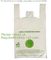 Organic Recycling and compostable bag,Eco friendly Compostable,compostable biobased plastic tshirt bag bagease bagplasti supplier