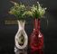small standup vase folding disposable plastic vinyl for wedding, Wide Transparent Vinyl Plastic Standup Flower Vase supplier